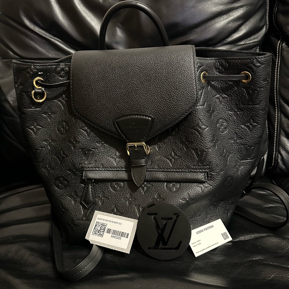 Montsouris Backpack Monogram Empreinte Leather